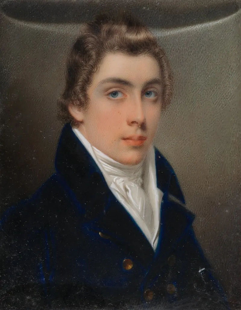 Portrait Of A Gentleman 125 Wall Art by John Cox Dillman Engleheart - High-Resolution Digital Print