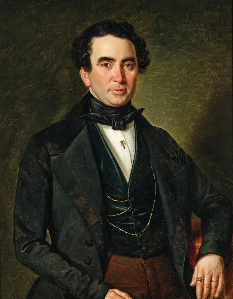 Portrait Of A Gentleman 137 Wall Art by Andreas Hall - High-Resolution Digital Print
