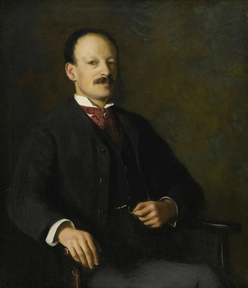 Portrait Of A Gentleman 138 Wall Art by William Worcester Churchill - High-Resolution Digital Print