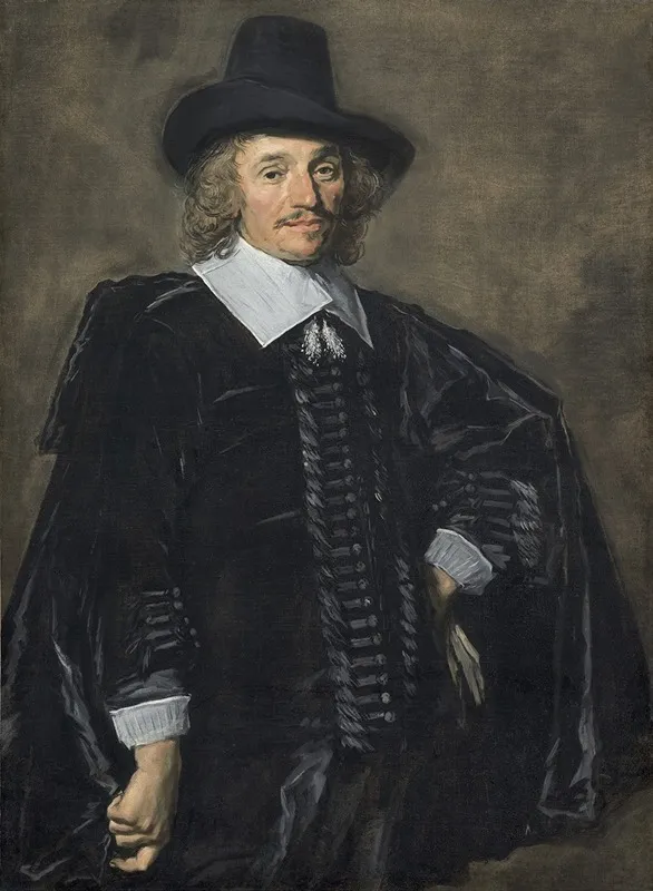 Portrait Of A Gentleman 17 Wall Art by Frans Hals - High-Resolution Digital Print