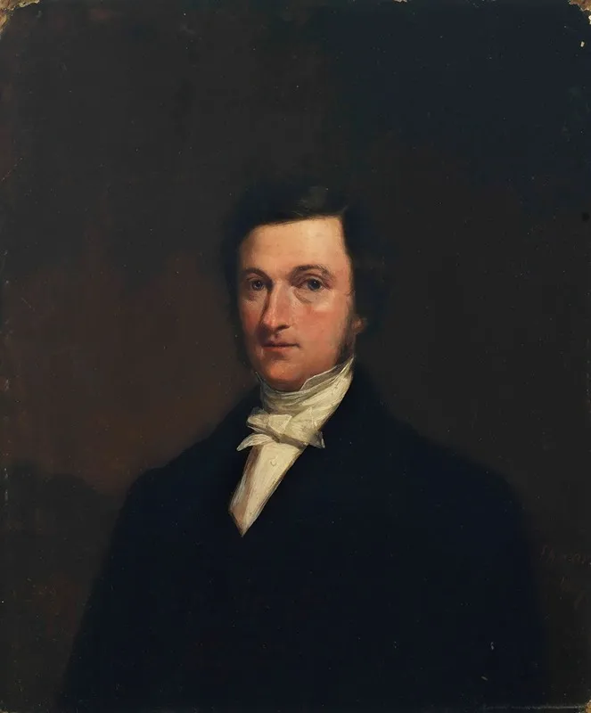 Portrait Of A Gentleman 30 Wall Art by James H. Edgar - High-Resolution Digital Print