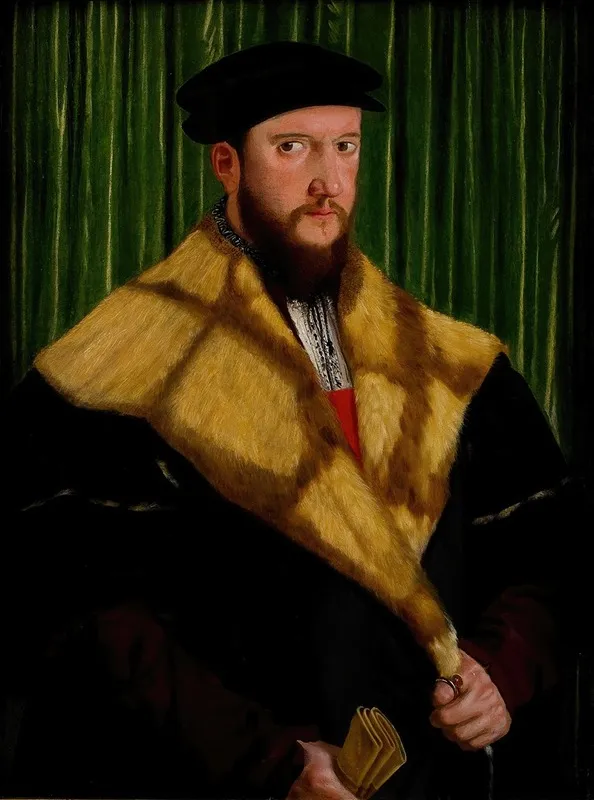 Portrait Of A Gentleman 3 Wall Art by Hans Mielich - High-Resolution Digital Print