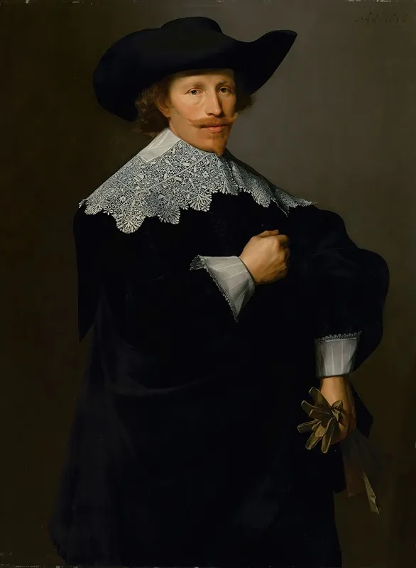 Portrait Of A Gentleman 45 Wall Art by Nicolaes Eliasz. Pickenoy - High-Resolution Digital Print