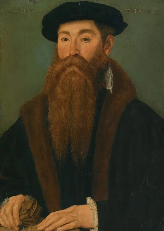 Portrait Of A Gentleman 64 Wall Art by The Master of the 1540s - High-Resolution Digital Print