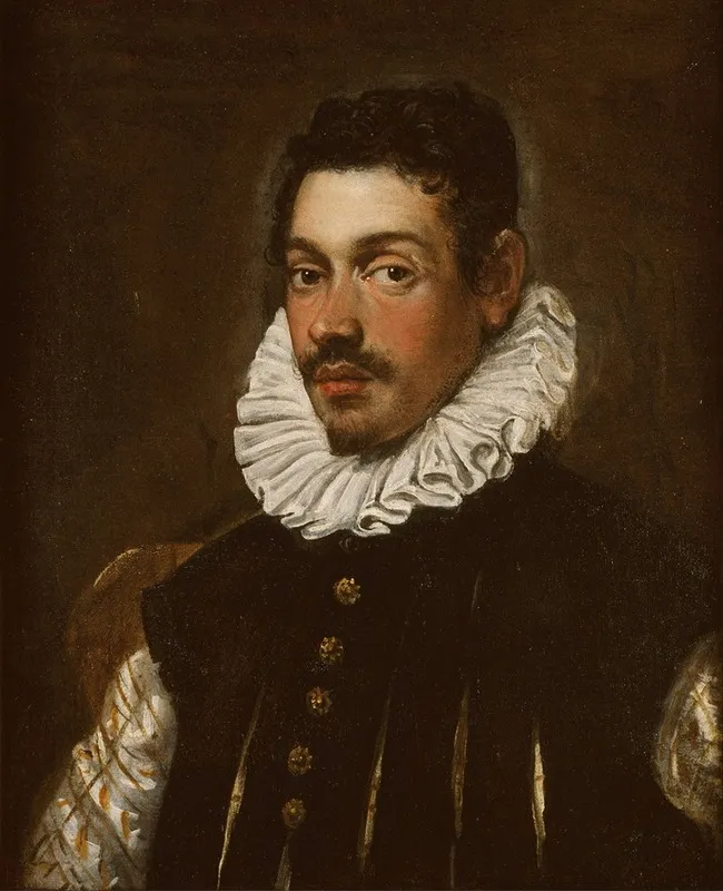 Portrait Of A Gentleman 89 Wall Art by Domenico Tintoretto - High-Resolution Digital Print