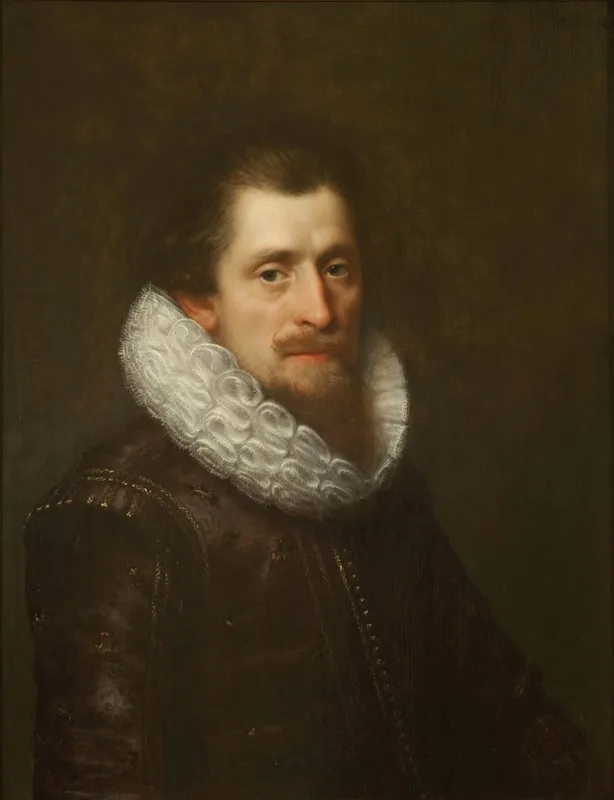 Portrait Of A Gentleman 99 Wall Art by Paulus Moreelse - High-Resolution Digital Print