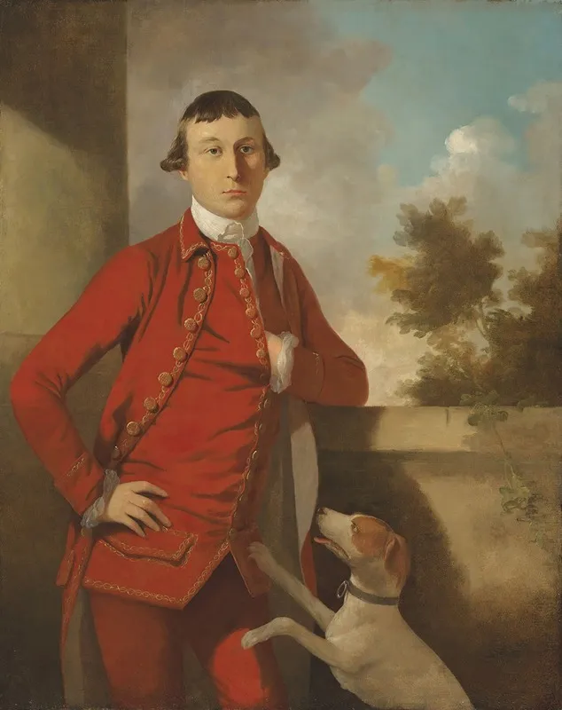 Portrait Of A Gentleman A Member Of The Oman Family Wall Art by Tilly Kettle - High-Resolution Digital Print