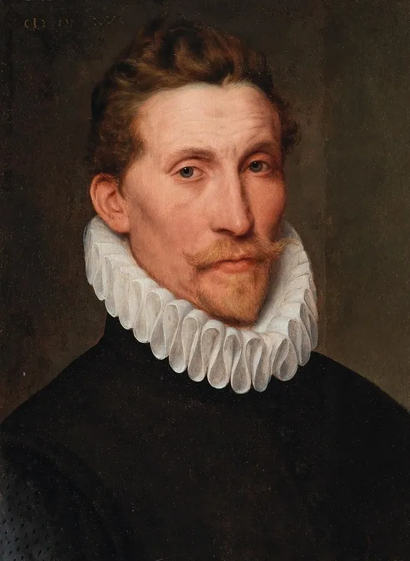 Portrait Of A Gentleman Bust Length In A White Ruff