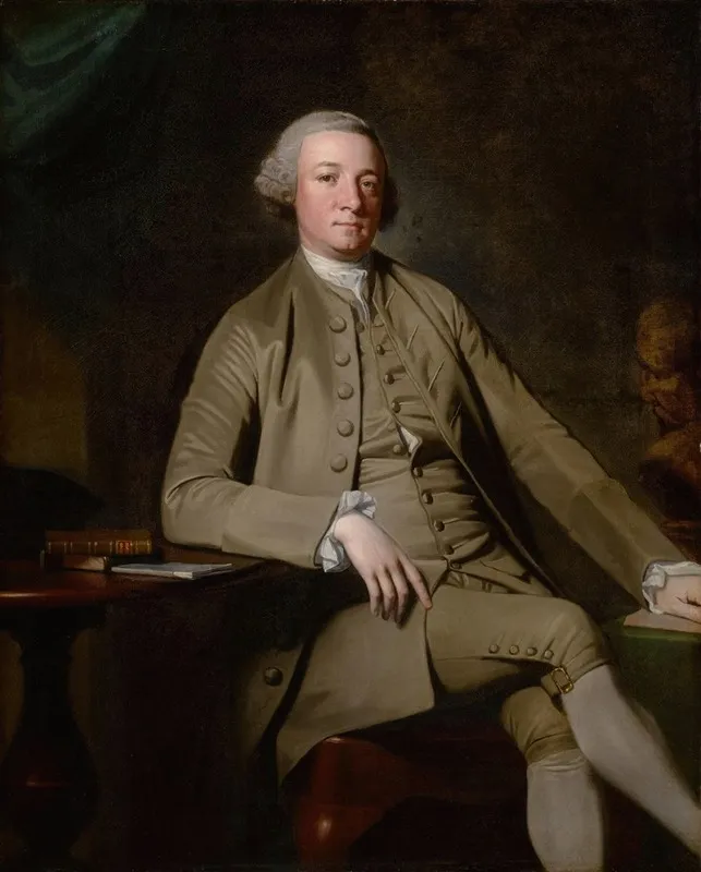 Portrait Of A Gentleman Seated Probably William Suddel Of Lancaster