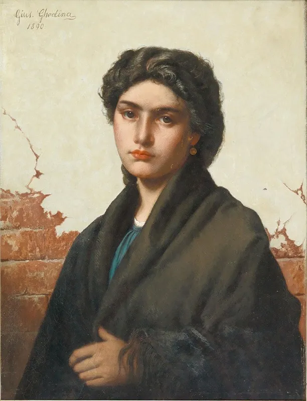 Portrait Of A Girl 4 Wall Art by Giuseppe Ghedina - High-Resolution Digital Print