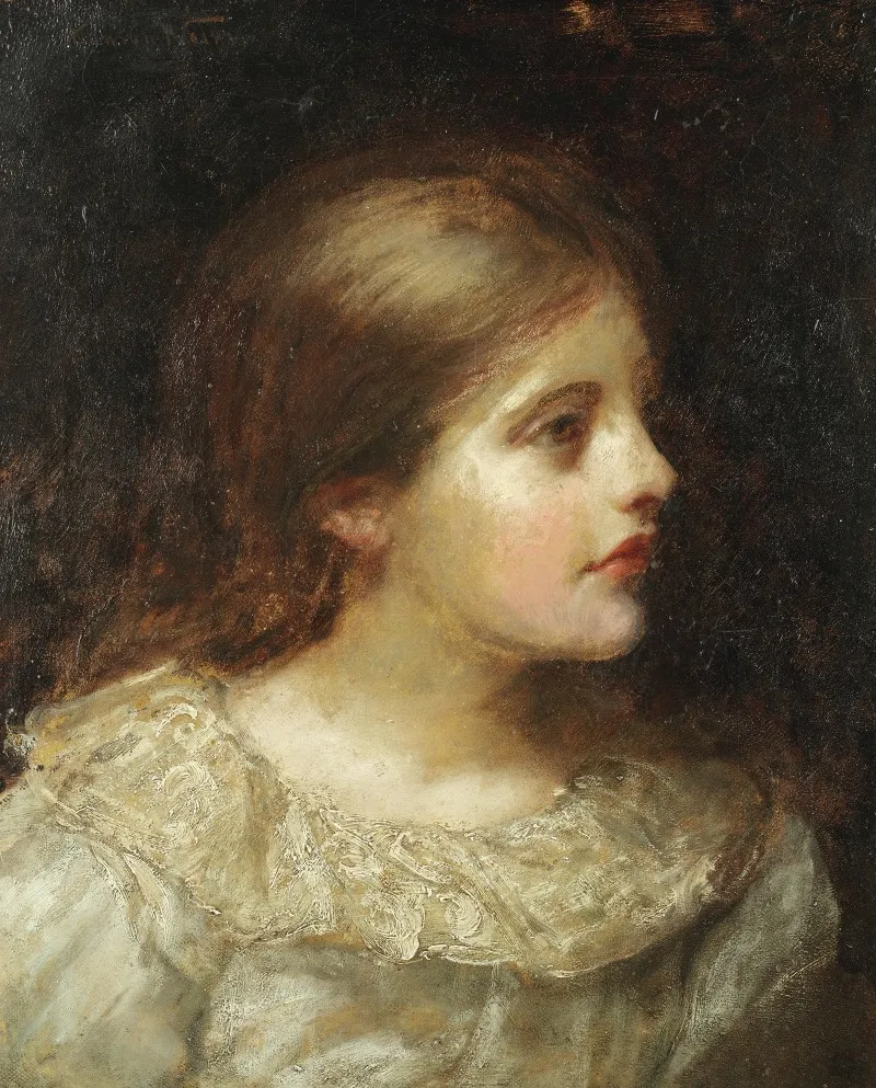 Portrait Of A Girl 69 Wall Art by John Hanson Walker - High-Resolution Digital Print