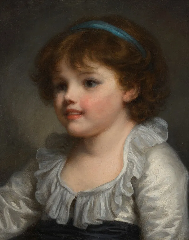 Portrait Of A Girl 75 Wall Art by Jean-Baptiste Greuze - High-Resolution Digital Print