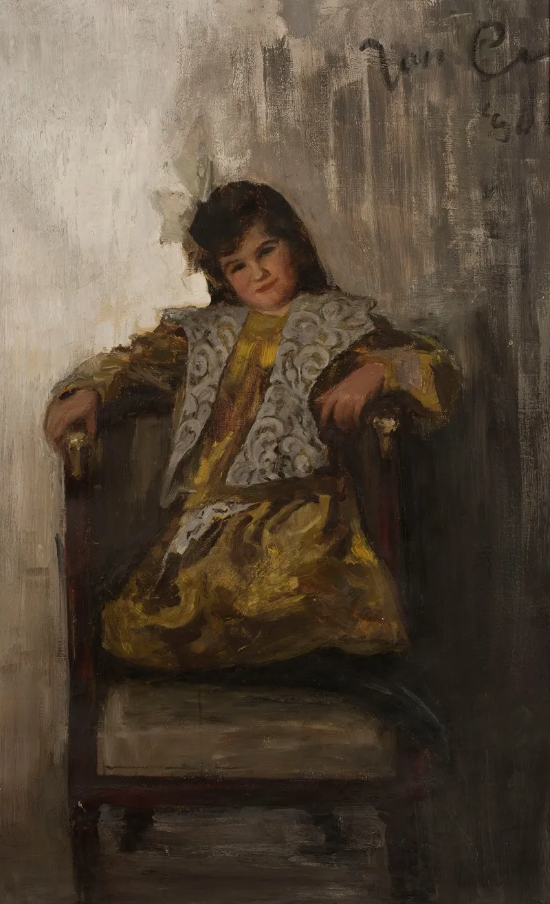 Portrait Of A Girl Daughter Of Mrs Sachar