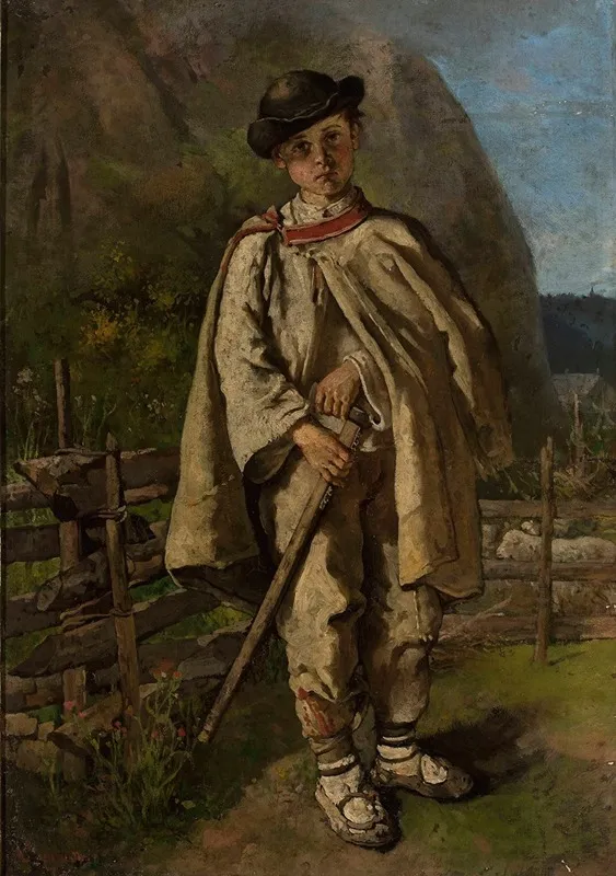 Portrait Of A Highlander Boy