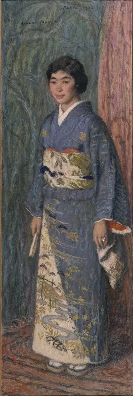 Portrait Of A Japanese Woman Mrs Kuroki