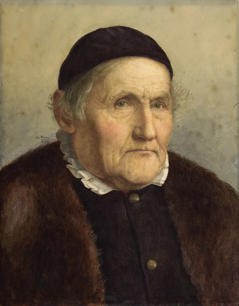 Portrait Of A Justice Wall Art by Henry Terry - High-Resolution Digital Print