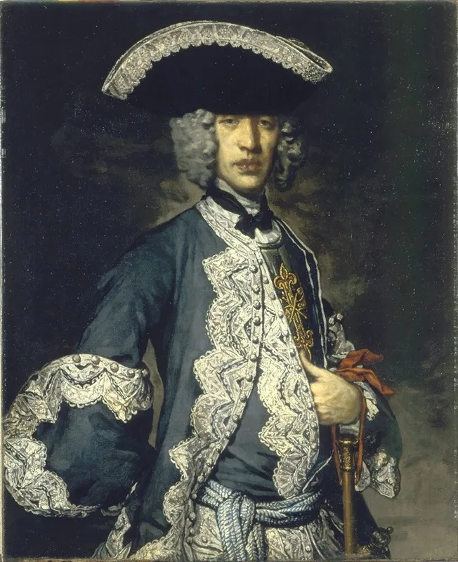 Portrait Of A Knight Of The Costantinian Order Wall Art by Vittore Ghislandi - High-Resolution Digital Print