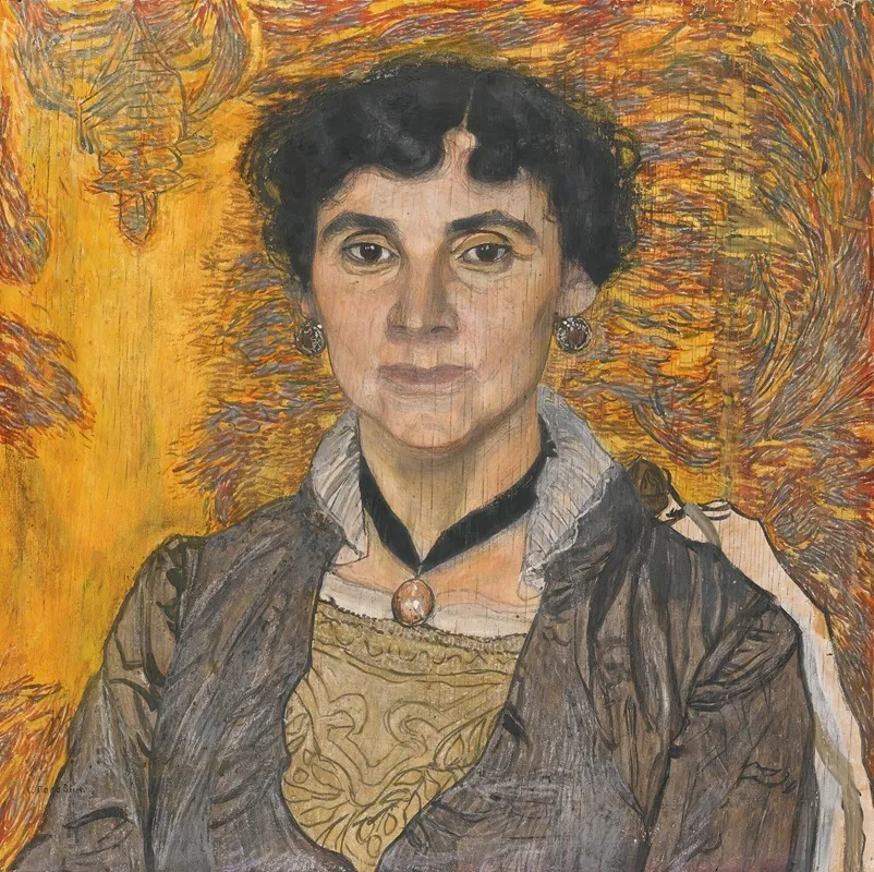 Portrait Of A Lady 109 Wall Art by Alexander Yakovlevich Golovin - High-Resolution Digital Print