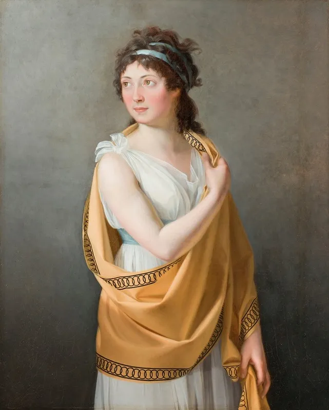 Portrait Of A Lady 116 Wall Art by Marie-Guillemine Benoist - High-Resolution Digital Print