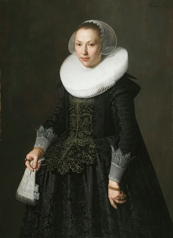 Portrait Of A Lady 117 Wall Art by Nicolaes Eliasz. Pickenoy - High-Resolution Digital Print