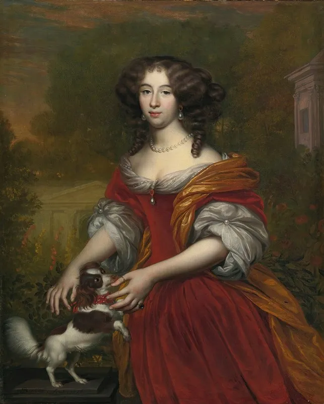 Portrait Of A Lady 129 Wall Art by Adriaen Backer - High-Resolution Digital Print