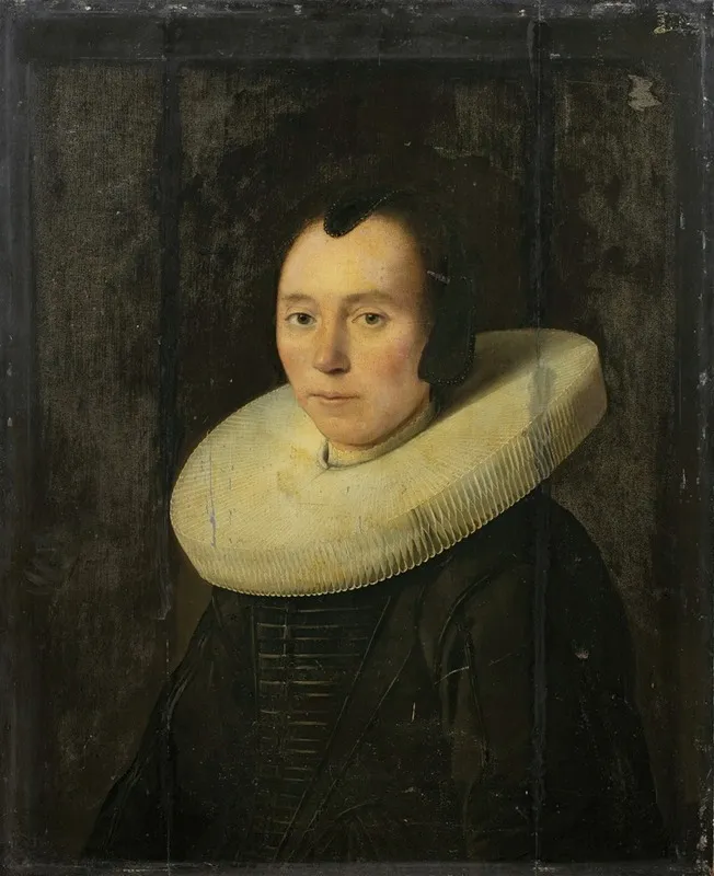 Portrait Of A Lady 139 Wall Art by Anthonie Palamedesz. - High-Resolution Digital Print