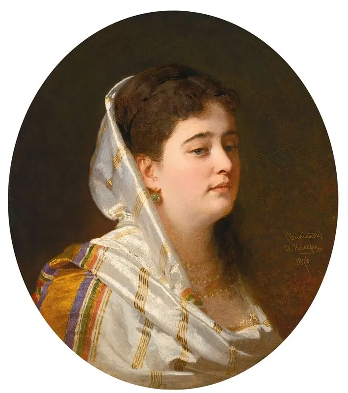 Portrait Of A Lady 152 Wall Art by Johann Köler - High-Resolution Digital Print