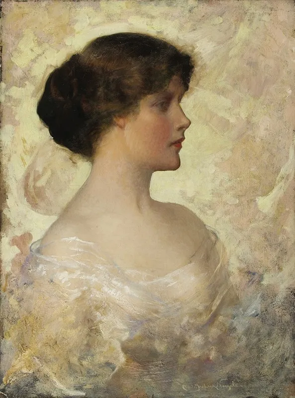 Portrait Of A Lady 169 Wall Art by Charles Frederick Naegele - High-Resolution Digital Print