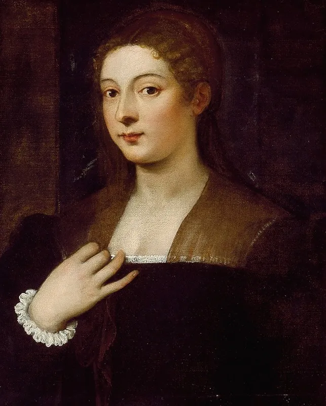 Portrait Of A Lady 17 Wall Art by Titian - High-Resolution Digital Print