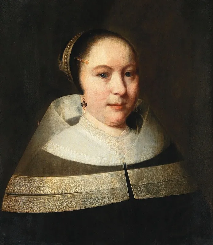Portrait Of A Lady 183 Wall Art by Thomas de Keyser - High-Resolution Digital Print
