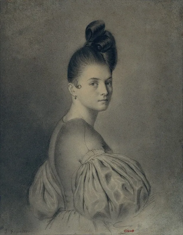 Portrait Of A Lady 190 Wall Art by Joaquín Espalter - High-Resolution Digital Print