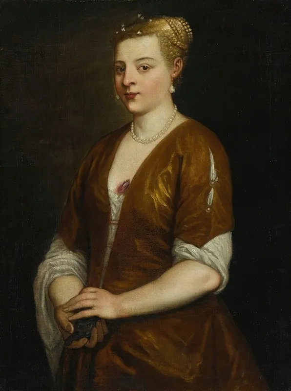 Portrait Of A Lady 209 Wall Art by Alessandro Varotari - High-Resolution Digital Print