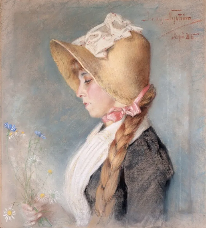 Portrait Of A Lady 214 Wall Art by Jenny Nyström - High-Resolution Digital Print