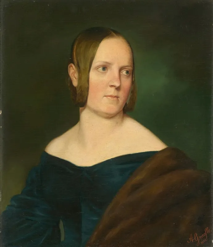 Portrait Of A Lady 236 Wall Art by Albert Gräfle - High-Resolution Digital Print