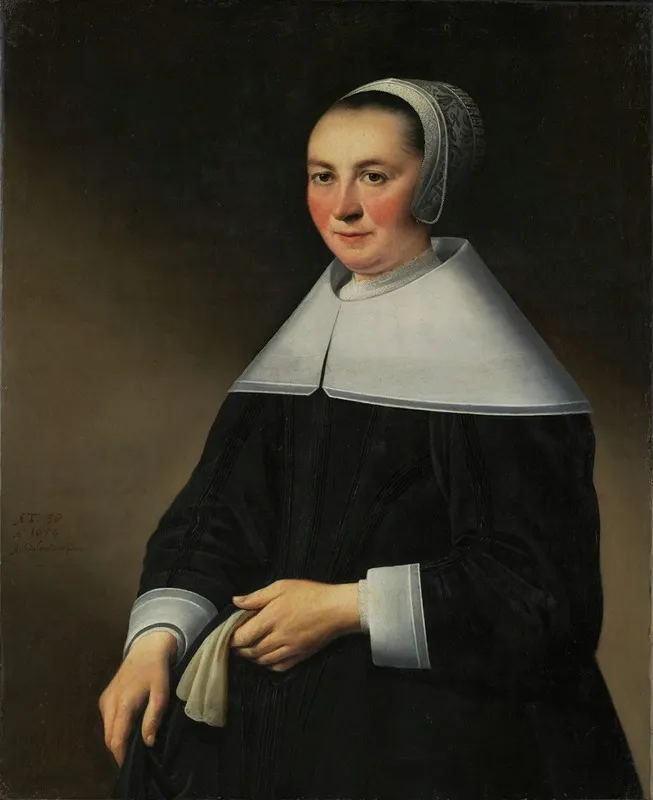 Portrait Of A Lady 237 Wall Art by Anthonie Palamedesz. - High-Resolution Digital Print