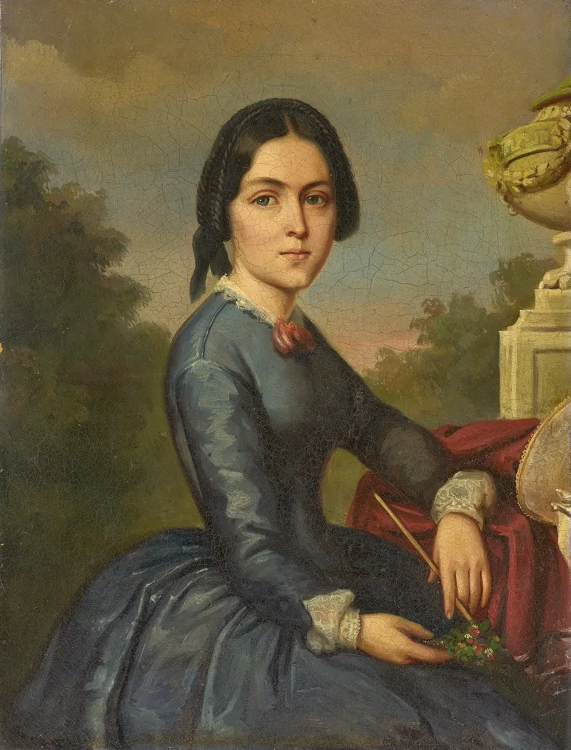 Portrait Of A Lady 262 Wall Art by Dominik Weber - High-Resolution Digital Print