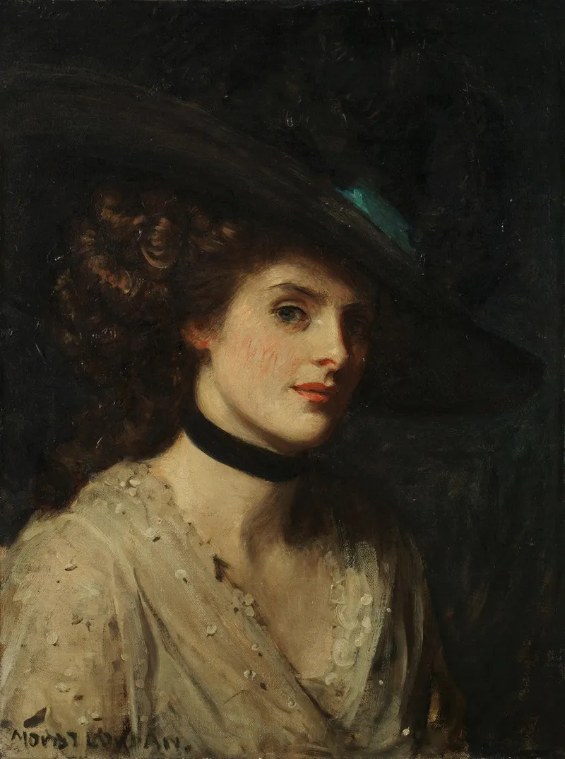 Portrait Of A Lady 265 Wall Art by William Loudan - High-Resolution Digital Print