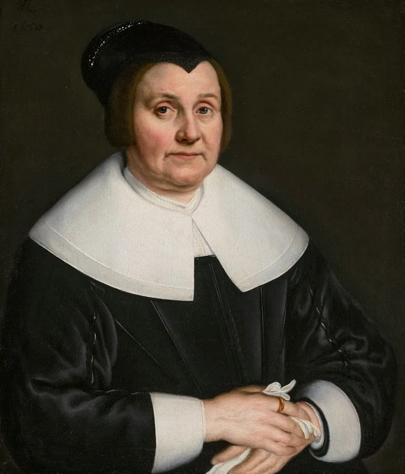 Portrait Of A Lady 266 Wall Art by Adam Camerarius - High-Resolution Digital Print