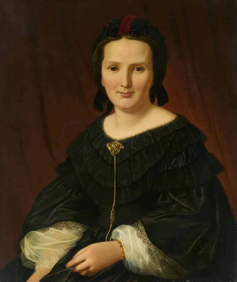 Portrait Of A Lady 294 Wall Art by Georg Balder - High-Resolution Digital Print