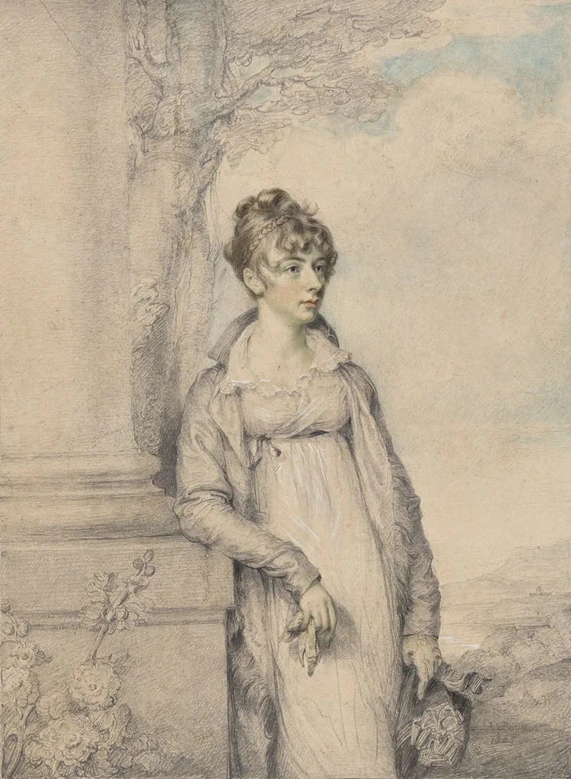 Portrait Of A Lady 300 Wall Art by Alexander Pope - High-Resolution Digital Print