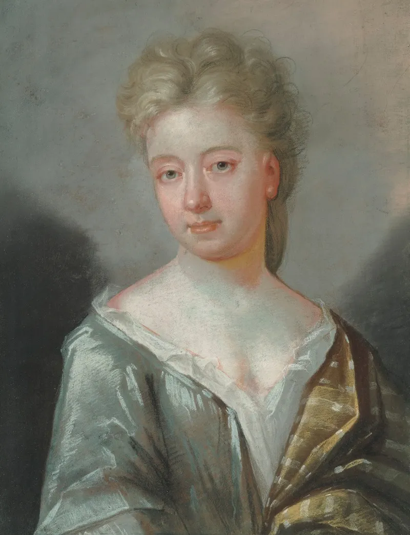Portrait Of A Lady 301 Wall Art by Edward Lutterell - High-Resolution Digital Print