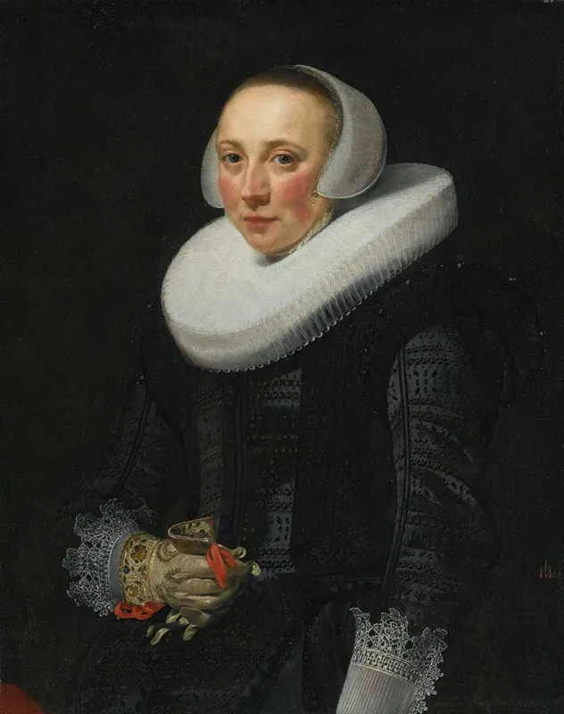 Portrait Of A Lady 30 Wall Art by Nicolaes Eliasz. Pickenoy - High-Resolution Digital Print