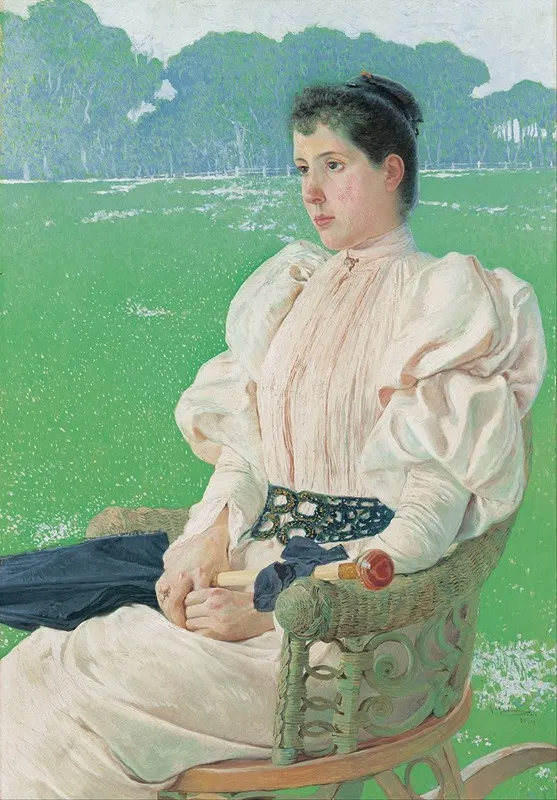 Portrait Of A Lady 39 Wall Art by Anselmo Guinea - High-Resolution Digital Print