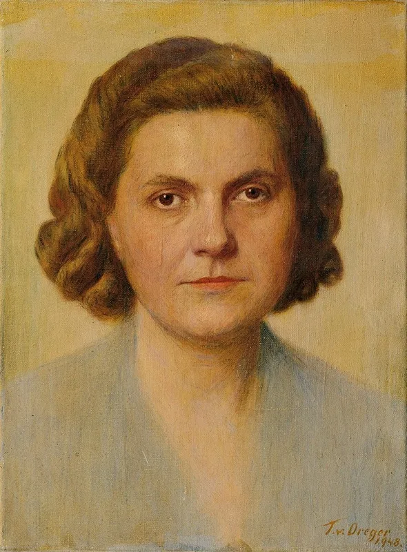 Portrait Of A Lady 45 Wall Art by Tom Von Dreger - High-Resolution Digital Print
