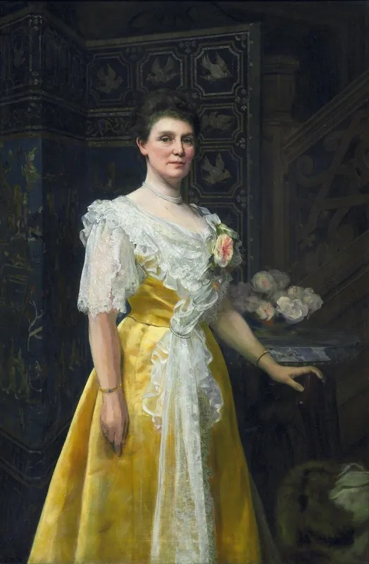 Portrait Of A Lady 46 Wall Art by William Clarke Wontner - High-Resolution Digital Print