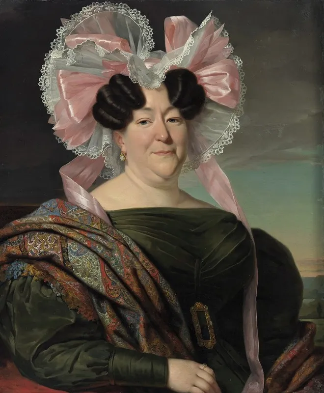 Portrait Of A Lady 59 Wall Art by Jan Adam Kruseman - High-Resolution Digital Print