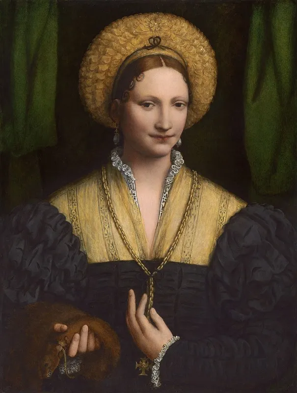 Portrait Of A Lady 5 Wall Art by Bernardino Luini - High-Resolution Digital Print
