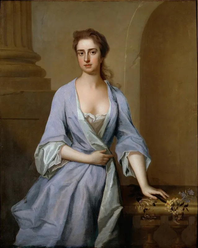 Portrait Of A Lady 62 Wall Art by Michael Dahl - High-Resolution Digital Print