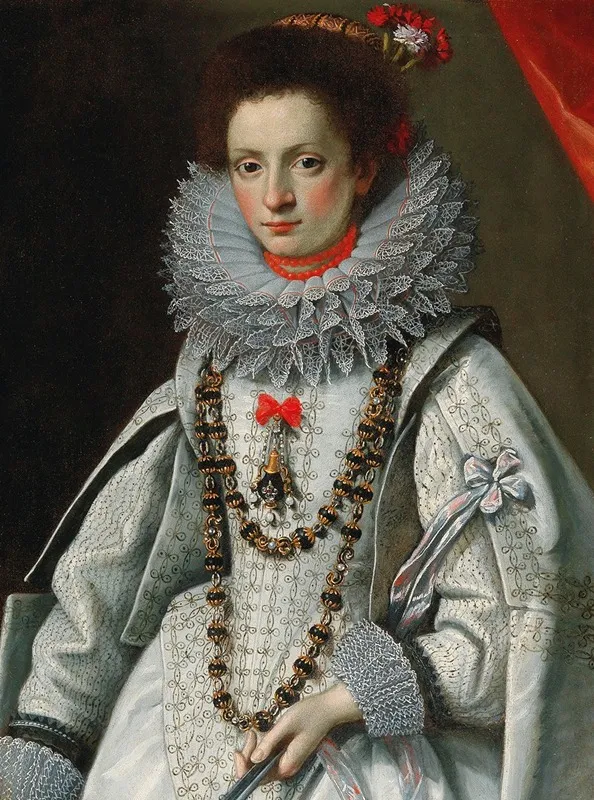 Portrait Of A Lady 75 Wall Art by Gervasio Gatti - High-Resolution Digital Print