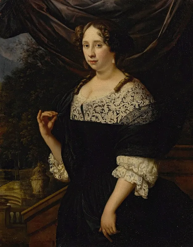 Portrait Of A Lady 90 Wall Art by Johannes Vollevens - High-Resolution Digital Print